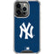 MLB New York Yankees - Solid Distressed iPhone 16 Pro Clear Case
