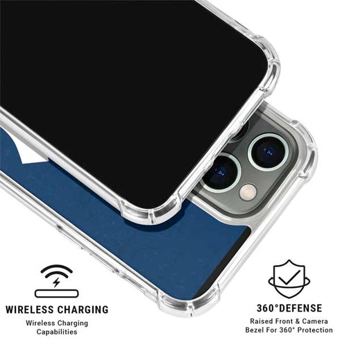 MLB New York Yankees - Solid Distressed iPhone 16 Pro Max Clear Case