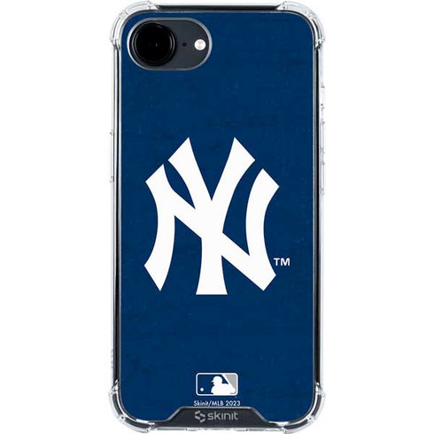 MLB New York Yankees - Solid Distressed iPhone 16e Clear Case