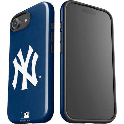 MLB New York Yankees - Solid Distressed iPhone 16e Impact Case