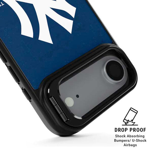 MLB New York Yankees - Solid Distressed iPhone 17 Air Kickstand Case