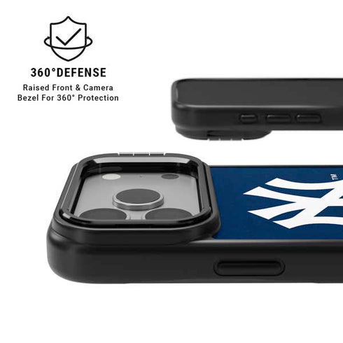 MLB New York Yankees - Solid Distressed iPhone 17 Pro Kickstand Case