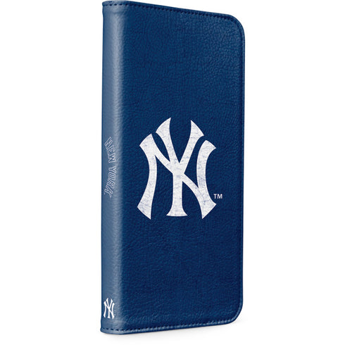MLB New York Yankees - Solid Distressed iPhone 8 Folio Case