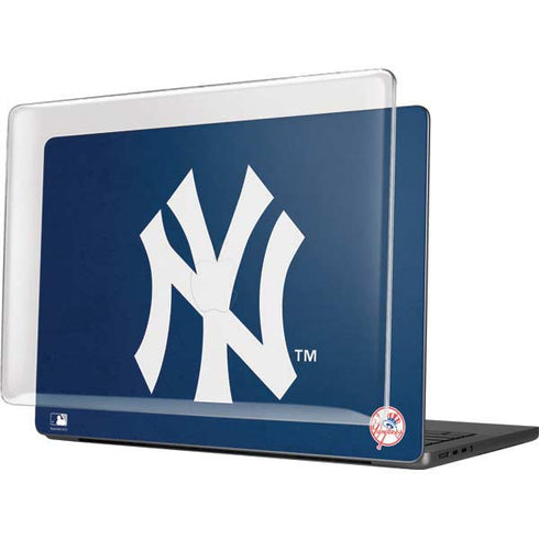 MLB New York Yankees - Solid Distressed MacBook Pro 14in (2021-24) Case plus Skin