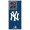 MLB New York Yankees - Solid Distressed Moto G Power 5G (2025) Clear Case