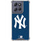 MLB New York Yankees - Solid Distressed Moto G Stylus 5G (2025) Clear Case
