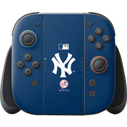 MLB New York Yankees - Solid Distressed Nintendo Switch 2 (2025) Joy-Con Controller Skin
