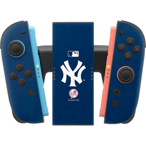 MLB New York Yankees - Solid Distressed Nintendo Switch 2 (2025) Joy-Con Controller Skin