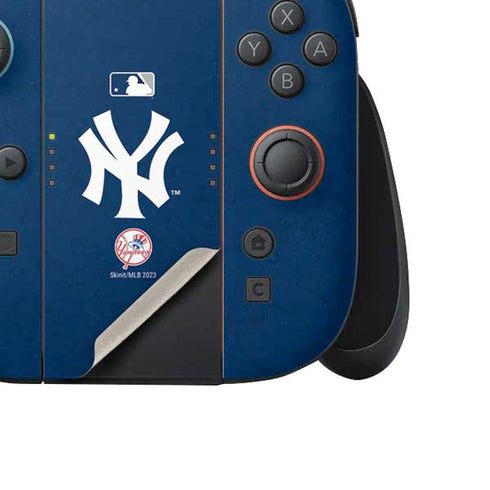 MLB New York Yankees - Solid Distressed Nintendo Switch 2 (2025) Joy-Con Controller Skin