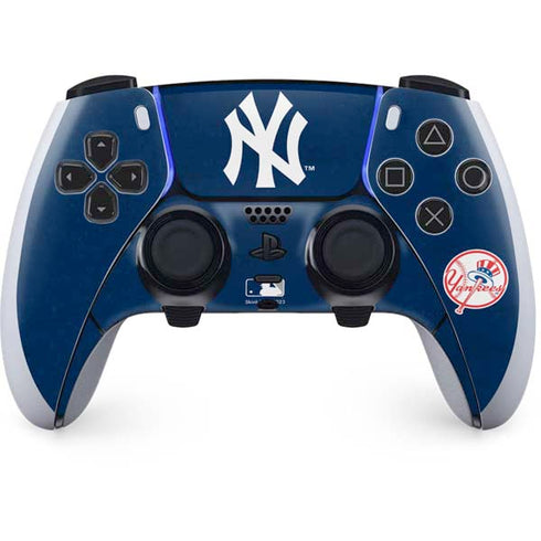 MLB New York Yankees - Solid Distressed PS5 DualSense Edge Pro Controller Skin