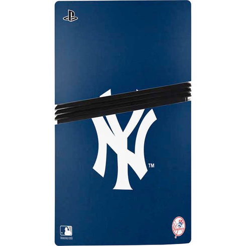 MLB New York Yankees - Solid Distressed PS5 Pro Disk Console Skin