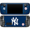 MLB New York Yankees - Solid Distressed Steam Deck Handheld Gaming Computer Skin