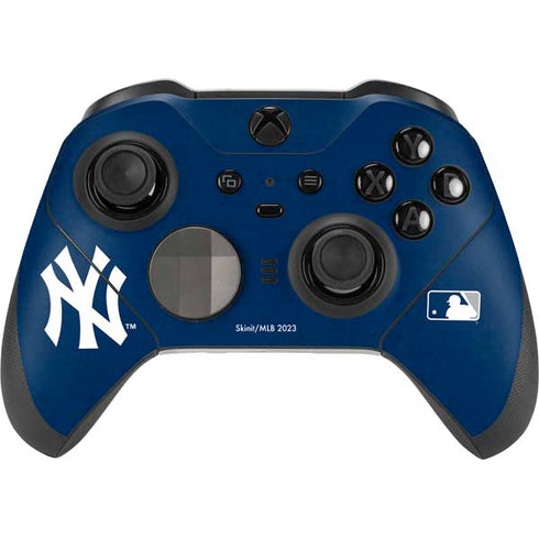 MLB New York Yankees - Solid Distressed Xbox Elite Wireless Controller Series 2 Skin