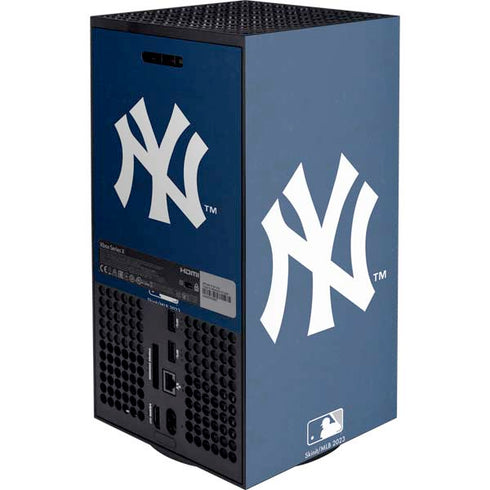 MLB New York Yankees - Solid Distressed XBox Series X Digital Edition Console Skin