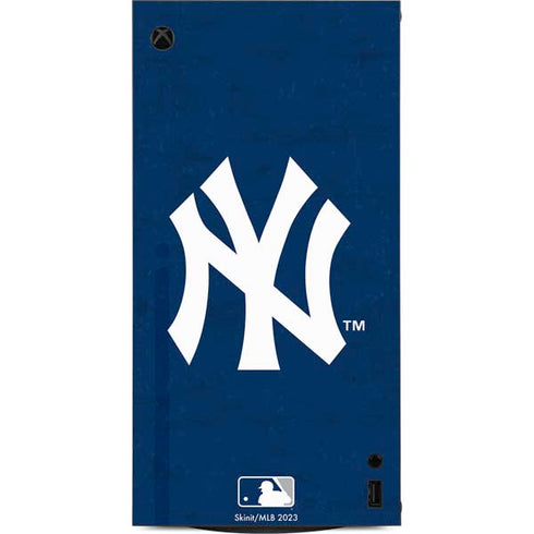 MLB New York Yankees - Solid Distressed XBox Series X Digital Edition Console Skin