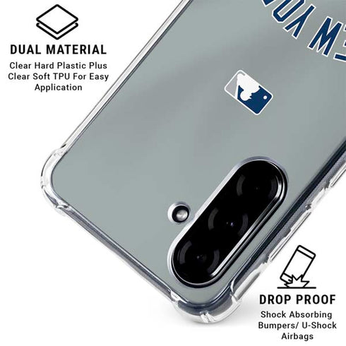 MLB New York Yankees Alternate/Away Jersey Galaxy A36 5G Clear Case