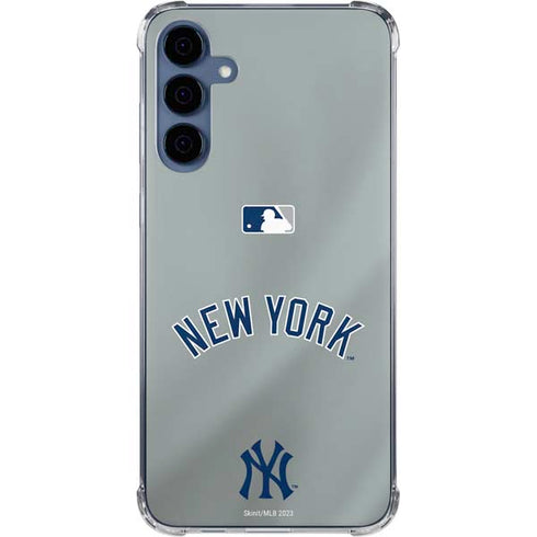 MLB New York Yankees Alternate/Away Jersey Galaxy A55 5G Clear Case