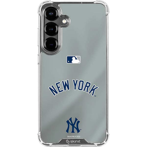 MLB New York Yankees Alternate/Away Jersey Galaxy S26 Plus Clear Case