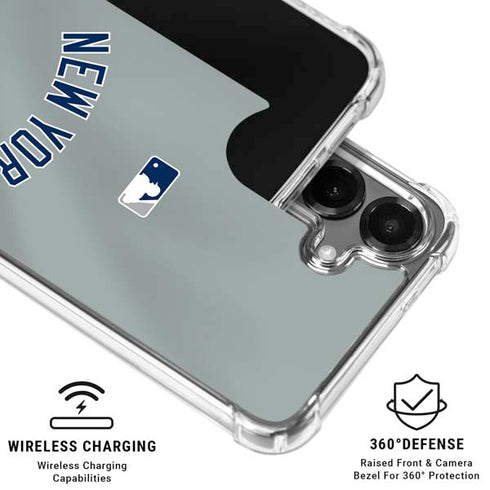 MLB New York Yankees Alternate/Away Jersey Galaxy S26 Plus Clear Case