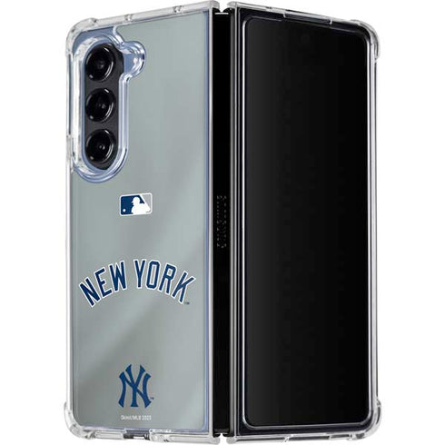 MLB New York Yankees Alternate/Away Jersey Galaxy Z Fold5 5G Clear Case