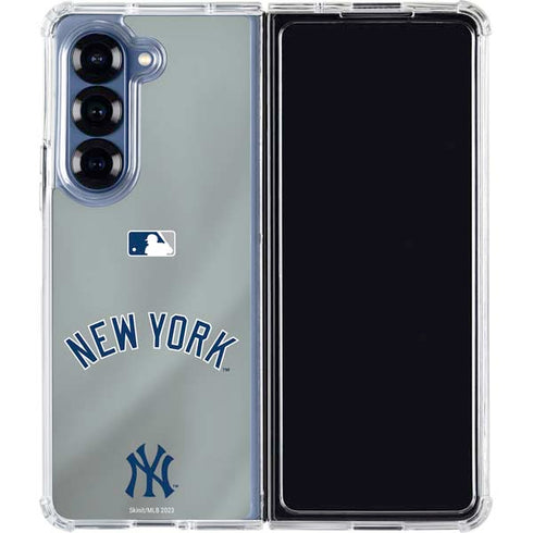 MLB New York Yankees Alternate/Away Jersey Galaxy Z Fold7 Clear Case