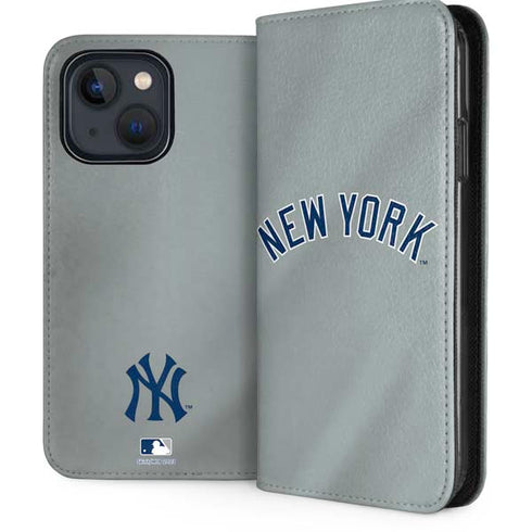 MLB New York Yankees Alternate/Away Jersey iPhone 14 Plus Folio Case
