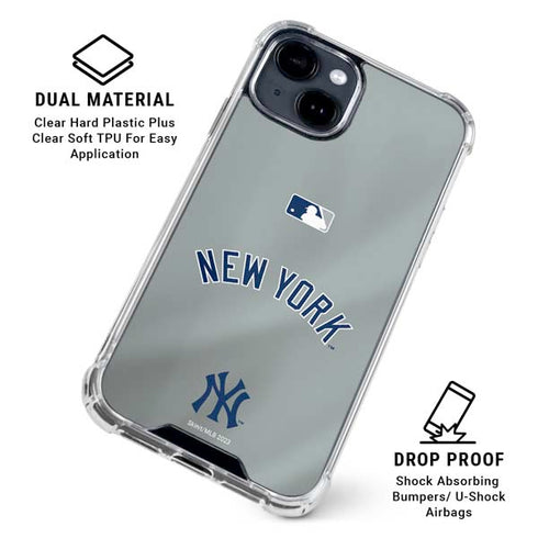 MLB New York Yankees Alternate/Away Jersey iPhone 15 Clear Case