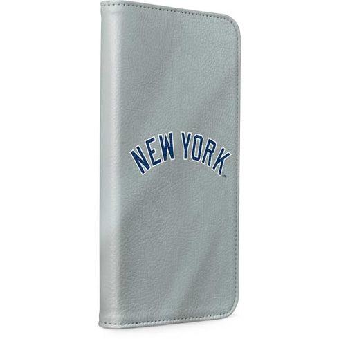 MLB New York Yankees Alternate/Away Jersey iPhone 15 Plus Folio Case