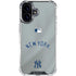 MLB New York Yankees Alternate/Away Jersey iPhone 16 Clear Case