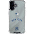 MLB New York Yankees Alternate/Away Jersey iPhone 16 Plus Clear Case