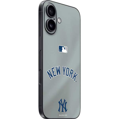 MLB New York Yankees Alternate/Away Jersey iPhone 16 Plus Skin