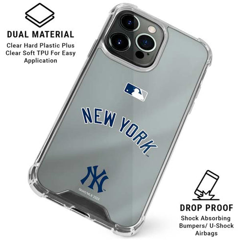 MLB New York Yankees Alternate/Away Jersey iPhone 16 Pro Max Clear Case