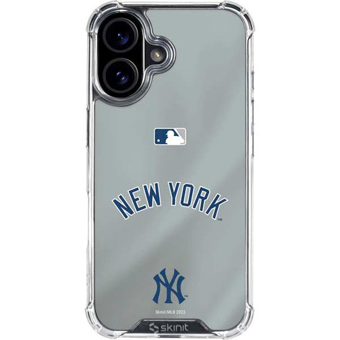 MLB New York Yankees Alternate/Away Jersey iPhone 17 Clear Case