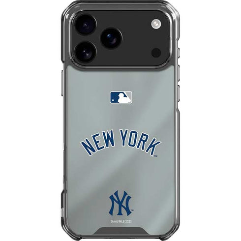 MLB New York Yankees Alternate/Away Jersey iPhone 17 Pro Max Clear Case