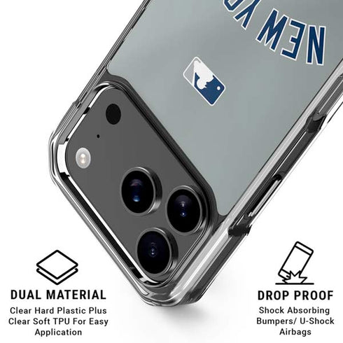 MLB New York Yankees Alternate/Away Jersey iPhone 17 Pro Max Clear Case
