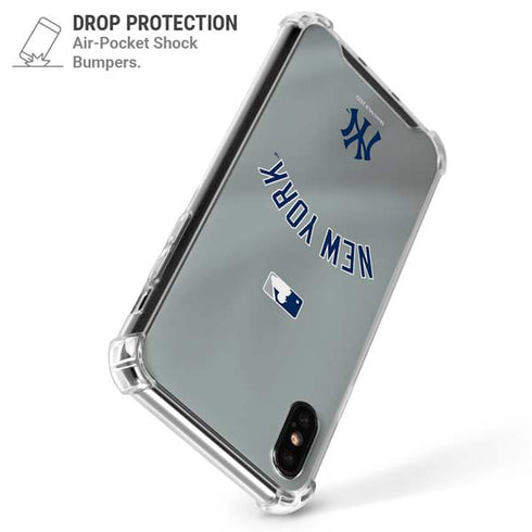 MLB New York Yankees Alternate/Away Jersey iPhone X/XS Clear Case
