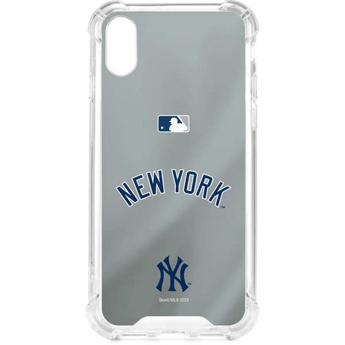 MLB New York Yankees Alternate/Away Jersey iPhone XS Clear Case