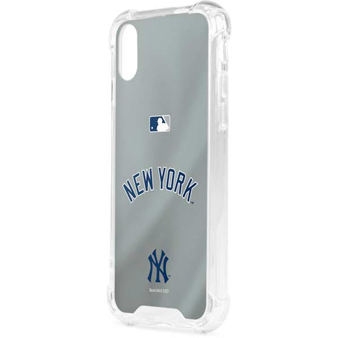 MLB New York Yankees Alternate/Away Jersey iPhone XS Clear Case