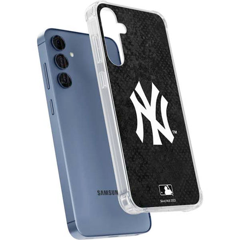 MLB New York Yankees Dark Wash Galaxy A35 5G Clear Case