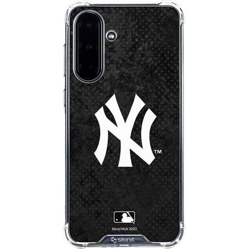 MLB New York Yankees Dark Wash Galaxy A36 5G Clear Case