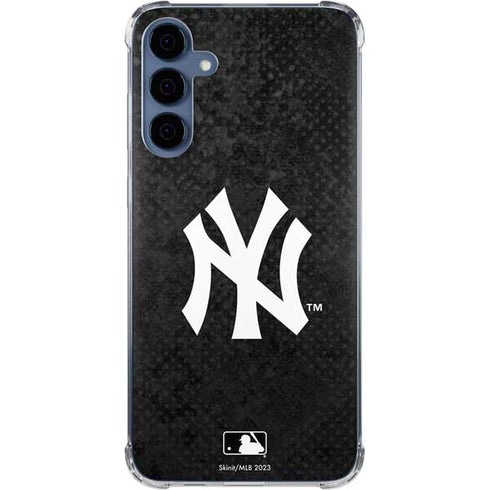 MLB New York Yankees Dark Wash Galaxy A55 5G Clear Case