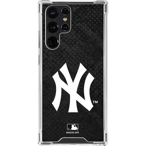 MLB New York Yankees Dark Wash Galaxy S23 Ultra Clear Case
