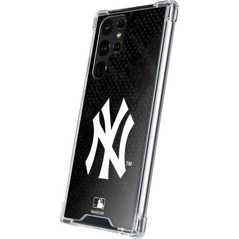 MLB New York Yankees Dark Wash Galaxy S23 Ultra Clear Case