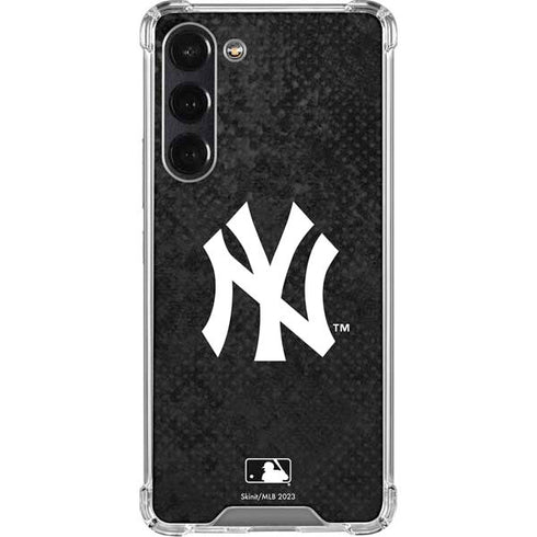 MLB New York Yankees Dark Wash Galaxy S24 FE Clear Case