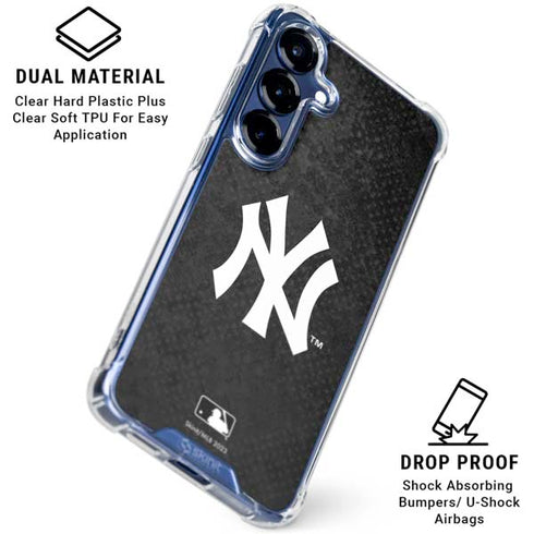 MLB New York Yankees Dark Wash Galaxy S25 Clear Case