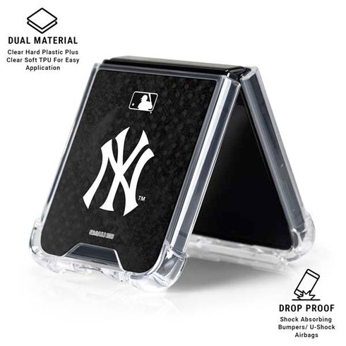 MLB New York Yankees Dark Wash Galaxy Z Flip7 Clear Case