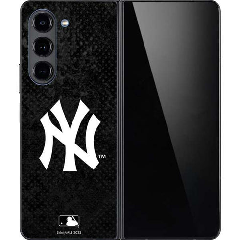 MLB New York Yankees Dark Wash Galaxy Z Fold5 5G Skin