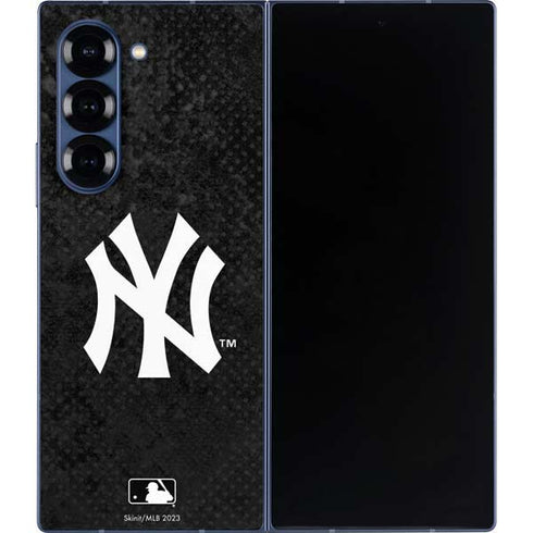 MLB New York Yankees Dark Wash Galaxy Z Fold6 Skin