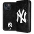 MLB New York Yankees Dark Wash iPhone 15 Plus Folio Case