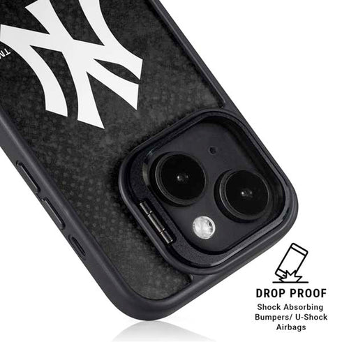 MLB New York Yankees Dark Wash iPhone 15 Plus Kickstand Case